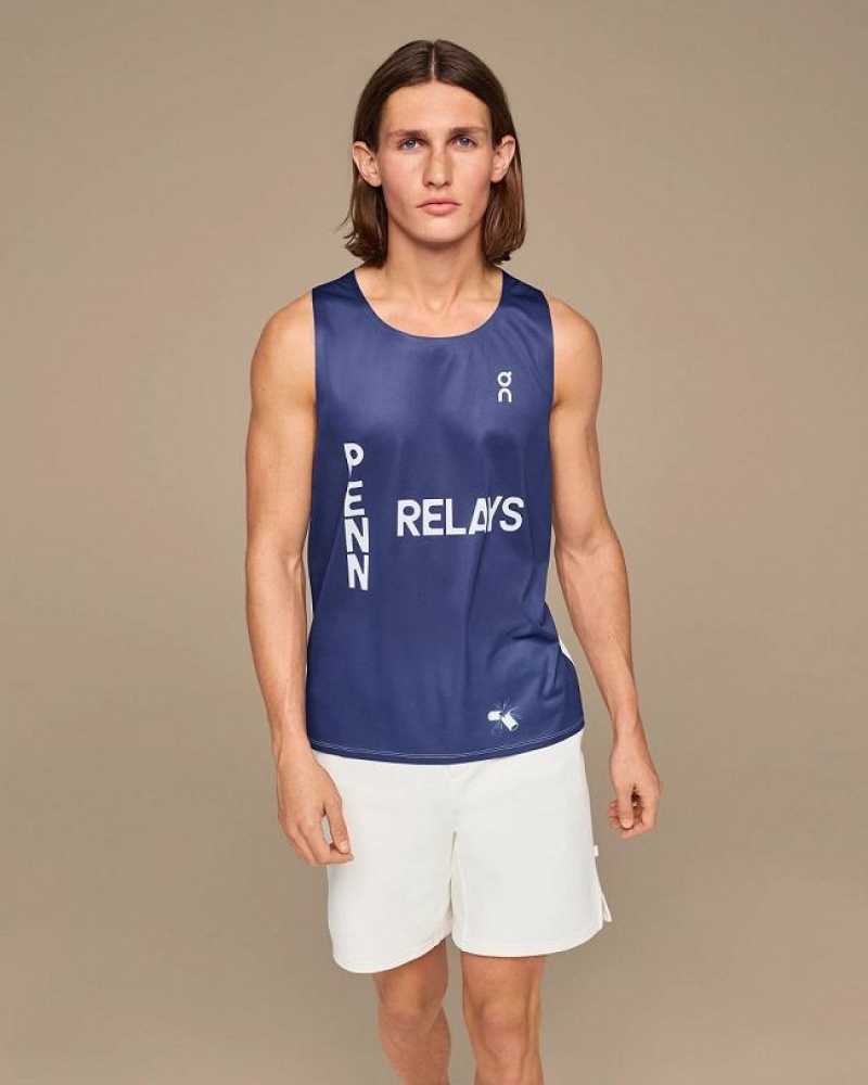 On Running Penn Relays Singlet レディース タンクトップ ロイヤルブルー | On-JP8803